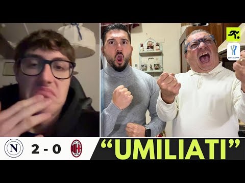 NAPOLI MILAN 2-0 | MILANISTI TRANQUILLI: “UNA COPPA INUTILE…” | TIFOSIAMO