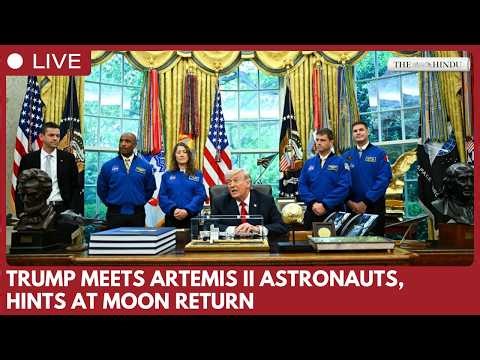 US President Trump meets Artemis II astronauts in Washington