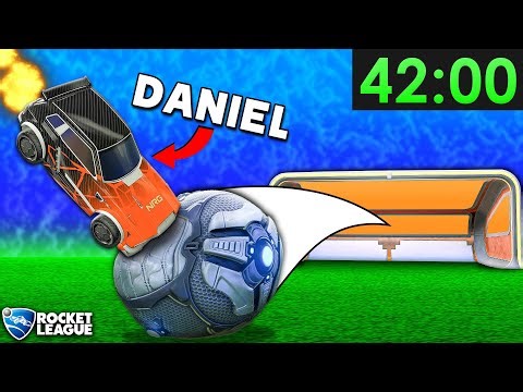 42 minutes of Daniel DOMINATING Rocket League players
