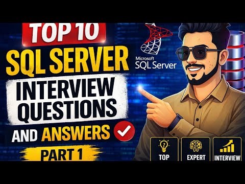 Top 10 SQL Interview Questions You MUST Know in 2026 😱 | Part 1 #SQL #SQLInterview #LearnSQL