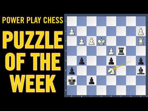 Chess puzzle of the week - BLACK TO PLAY | Nikolas Theodorou vs Pavel Eljanov