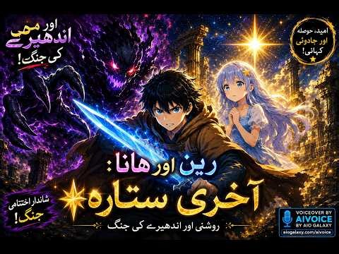 “Rain & Hana: The Last Star ✨| Light vs Darkness” رین اور ہانا: آخری ستارہ روشنی اور اندھیرے کی جنگ