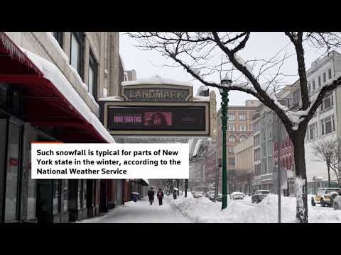 Winter storm blankets central New York state with heavy snow | REUTERS