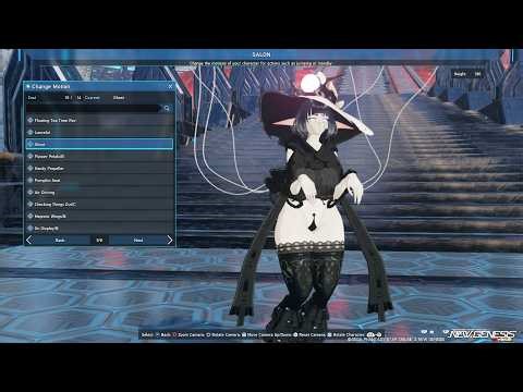 PSO2 NGS Character Creation Tutorial, Doll Mage Mia