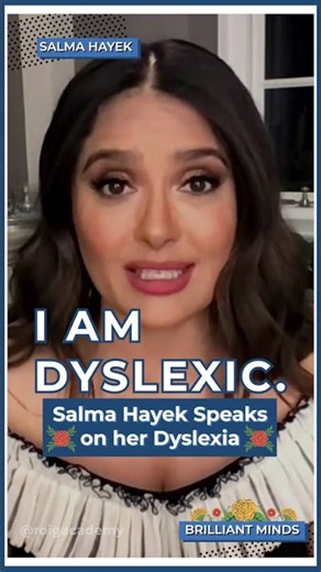Salma Hayek Opens Up About Her Dyslexia 🧠✨ | Brilliant Minds