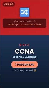 ¿Qué es HSRP y STP? 🔀 Quiz CCNA Routing & Switching #8 #CCNA #Routing #Switching #Cisco #linux #kali