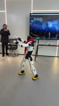 Humanoid Robot Shows Off Smooth Dance Moves in Office