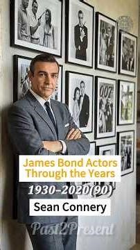 James Bond Actors Through the Years. #evolution #hollywoodmovie #nostalgia #jamesbond #movie #famous