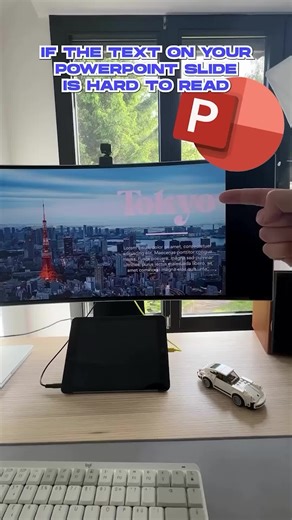 Is the text hard to read on your slide?