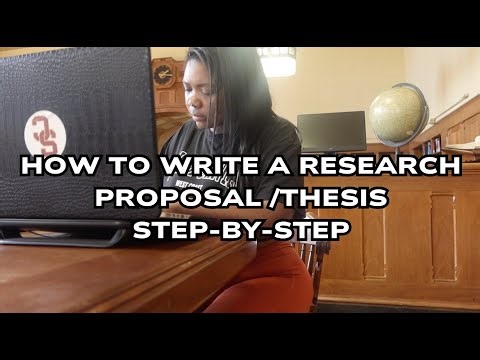 How to Write a Research Proposal (Step-by-Step Guide for Thesis & Dissertation)