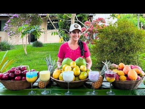 Os melhores Drinks sem álcool para o seu réveillon em família, feito com frutas frescas