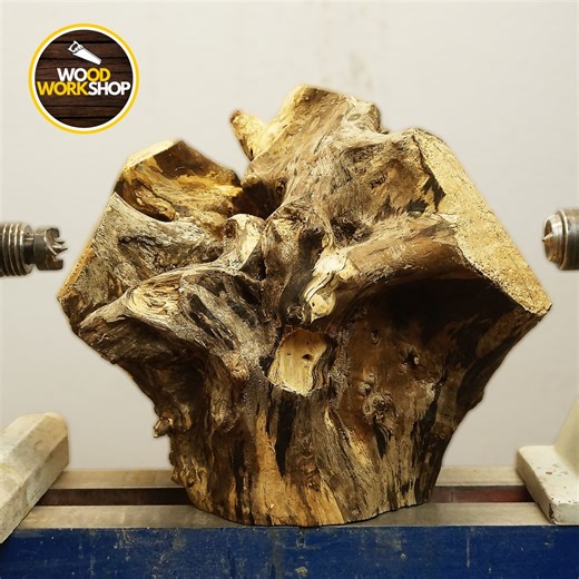 Woodturning a Big, Spalted Log | Wood Workshop