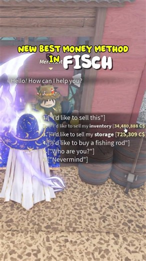 NEW BEST MONEY FARM METHOD IN FISCH🌹🌹