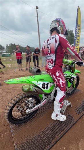 The national colours are out! 🔥 #mxgp