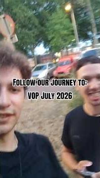 Follow our journey to; VOP July 2026