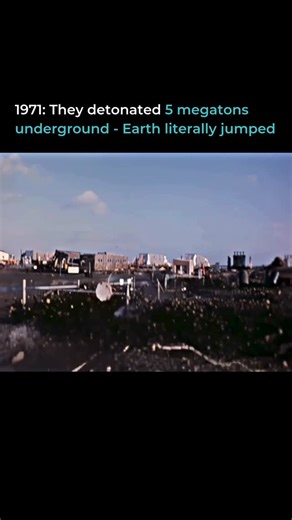 Intalogy™ on Instagram: "November 6, 1971. Amchitka Island, Alaska. The US buried a 5-megaton nuclear bomb almost two kilometers underground and detonated it. The blast was 400 times stronger than Hiroshima. But it stayed underground. A shockwave tore through the Earth’s crust. Seismographs recorded a magnitude-7 earthquake. The ground literally jumped. Cannikin wasn’t just a weapons test. It was a reminder that we’ve built tools powerful enough to shake the planet in ways it was never built to