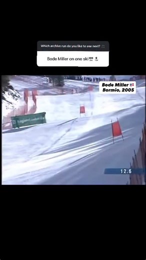 One of the most ICONIC moment in Alpine Skiing? 🥹😲 @millerbode #fisalpine | FIS Alpine World Cup Tour