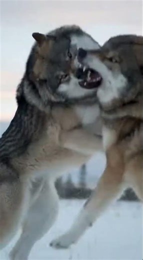 Wild Wolves Fighting for Dominance | Intense Wilderness Encounter