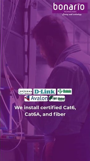 Bonario Etisalat & du- Approved Structured Cabling | Certified Cat6, Cat6A, and Fiber Solutions