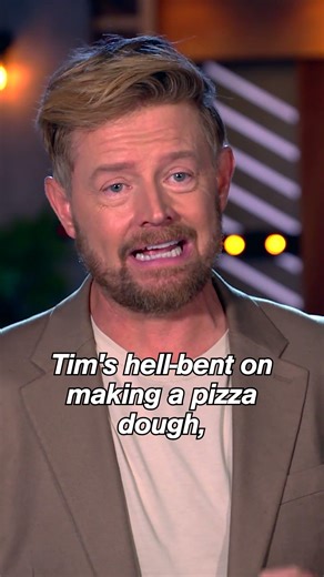 can tim pull off a homemade pizza dough in 30 minutes? 😅 #nextlevelchef