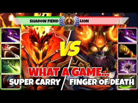 SHADOW FIEND (Carry) vs LION (Mid) - Epic Battle Of Ancient Rank Dota 2 Players - Z Dota 2