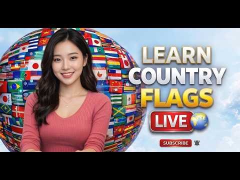 🌍 Welcome to **World Flags Live | Interactive Geography Stream!** 🔥