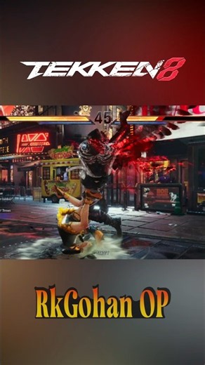 Jin Kazama vs Xiaoyu 🔥 Insane Fight! | Tekken 8 #shorts #RKGOHAN