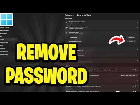 How To Remove Lock Screen Password In Laptop (Windows 11)