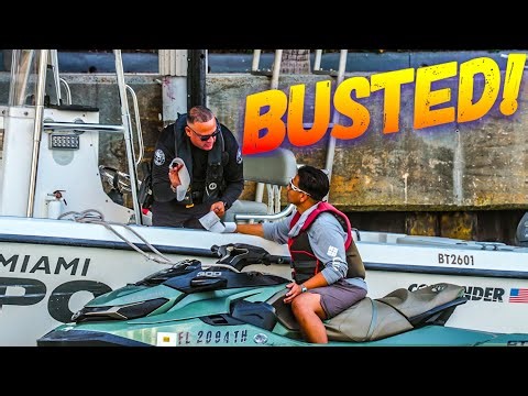 BUSTED! | BIG FINES FOR JET SKIER | MIAMI | HAULOVER INLET