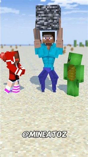 Herobrine Vs JJ - MAIZEN Minecraft Animation