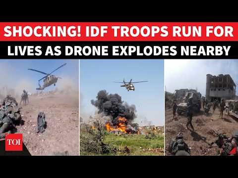 ON CAM: Israeli Troops SCREAM Out Of Fear, Run For Lives As Iran Loyalists Bomb IDF Rescue OP