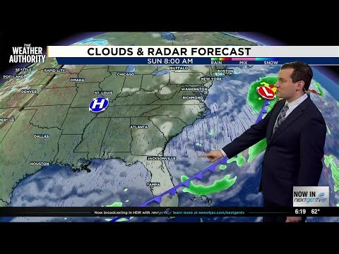 Meteorologist Chris Holtzman has your Saturday evening forecast
