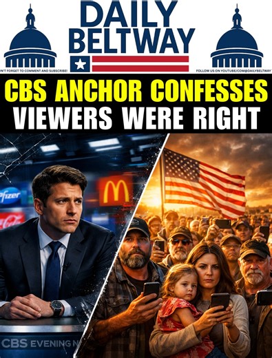 A bombshell moment in American journalism just unfolded as CBS Evening News anchor Tony Dokoupil sat in the legendary anchor chair and delivered a confession that validates what millions of conservative Americans have known for years—the legacy media has completely betrayed the trust of the American people through decades of biased reporting and willful propaganda. This isn't just another media personality offering mild criticism. This is a sitting network anchor at one of the big three broadcas