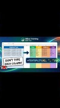 TEXTSPLIT is here. Splits text instantly. 🇿🇦 #ExcelTips #TEXTSPLIT #MicrosoftExcel365 #ExcelHacks