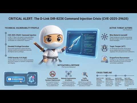 Throw Away Your D-Link DIR-823X Now: The Command Injection Crisis Explained #cybersecurity