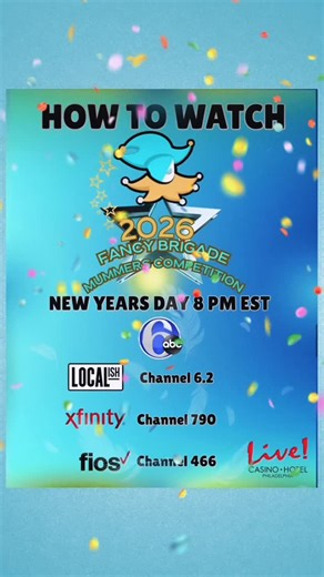 Felicia Punzo on Instagram: "The Walkthrough for the 2026 Fancy Brigade Mummers competition! This is going to be an amazing show! Get your tickets for the 11am or 5pm show to see it in person or watch it on 6ABC localish at 8PM! #mummers #philly #tradition #preview"