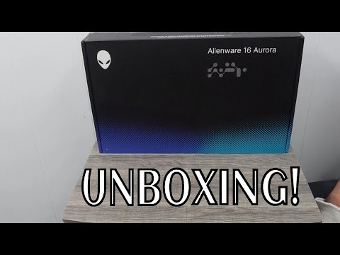 I Unboxed My FIRST Alienware PC Ever: Aurora 16X!