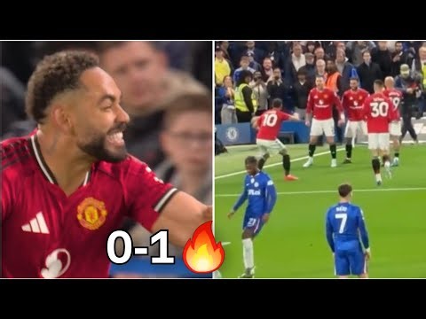 Cunha goal 🔥 | Chelsea vs Man United highlights goals 
