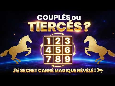 💥 Secret Carré Magique Couplés ou Tiercés PMU Facile ! ✨
