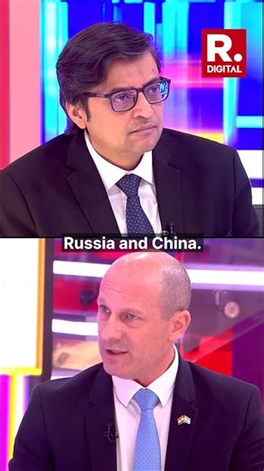 Arnab Questions Israeli Envoy on Talks with Russia and China