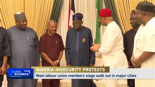Nigeria labour union protests over worsening insecurity Members of the Nigeria Labour Congress staged walkouts in major cities to draw attention to the challenges facing workers, particularly rising insecurity and financial issues. | CGTN Africa