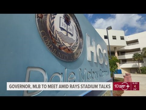 Governor DeSantis comes to Tampa to discuss the potential Rays Stadium