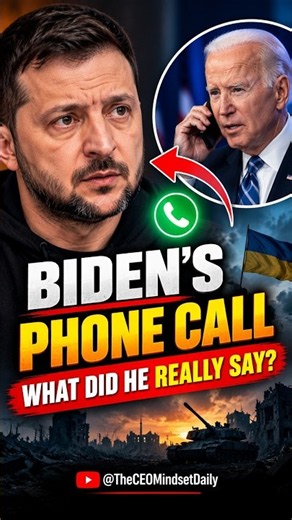 What Biden REALLY Said to Zelenskyy on the Phone 😳🇺🇦 #Shorts #lifelessons #motivation #diaryofaceo