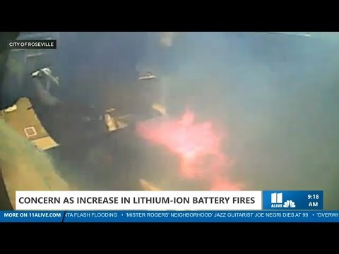 Lithium-ion battery fires prompt safety warning
