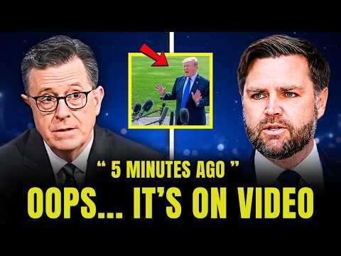 JD Vance Tries to Defend Trump — Stephen Colbert Pulls Up the Clip