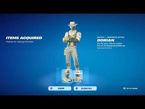 How To Get Dorian Skin FREE In Fortnite! (Unlocked LEGO Dorian Style)