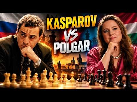 Kasparov vs Judit Polgar 🔥 A BRUTAL Chess Battle! | Prague 2002