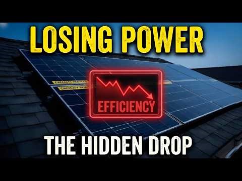 Why Solar Panel Efficiency Drops Every Year (The Degradation Problem)