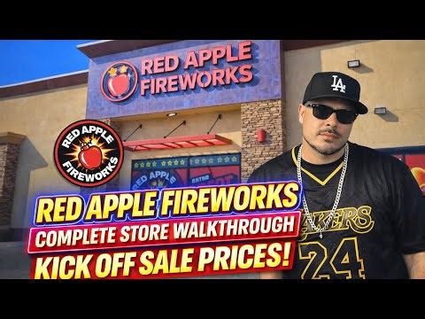 RED APPLE FIREWORKS 🍎 COMPLETE STORE WALKTHROUGH 2026