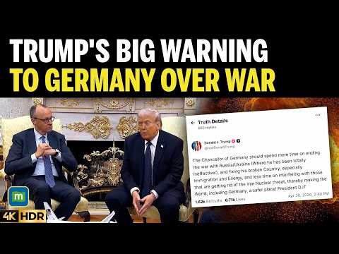 Trump Slams Germany’s Merz Over Iran Comments, Says Focus On Russia-Ukraine War Instead